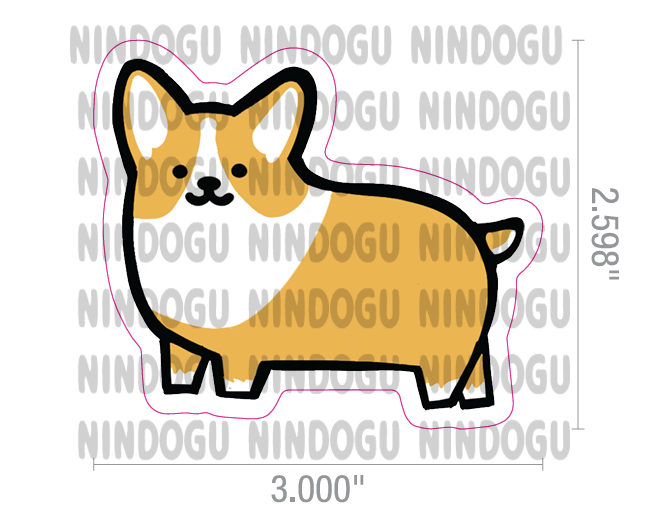 Sticker - Corgi legs