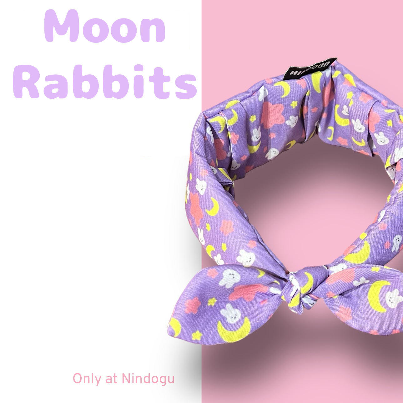 Anime scarf moon rabbits