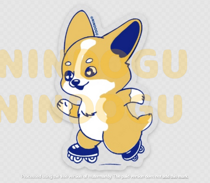 K-pop - Corgi Sticker