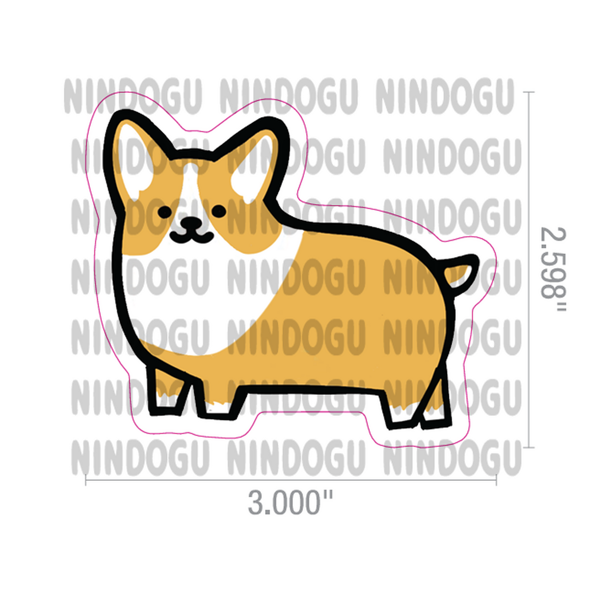 Sticker - Corgi legs