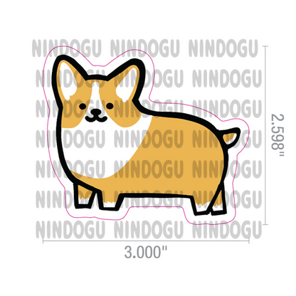 Sticker - Corgi legs
