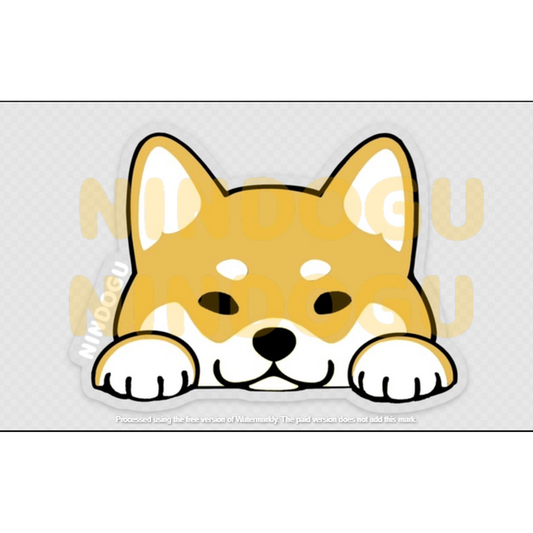 Sticker - Shiba peeker